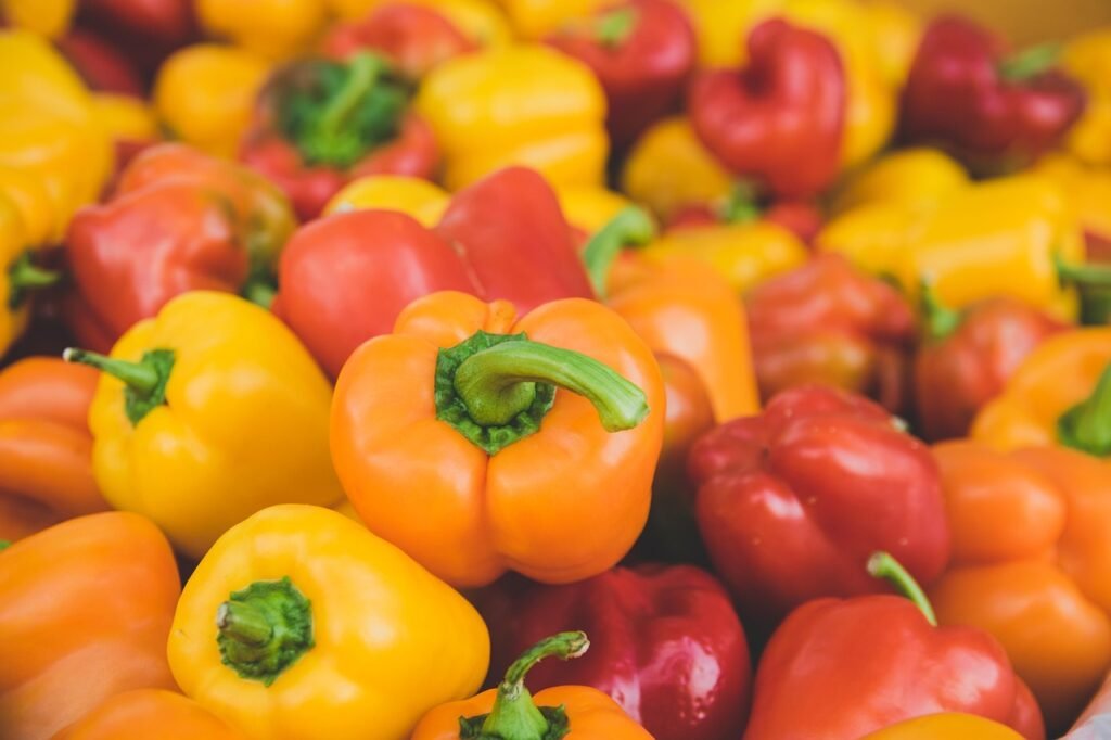 peppers, free wallpaper, red, orange, yellow, cool backgrounds, bell peppers, capsicums, laptop wallpaper, vegetables, wallpaper hd, healthy, food, desktop backgrounds, organic, fresh, wallpaper 4k, produce, 4k wallpaper, free background, harvest, fresh produce, 4k wallpaper 1920x1080, background, full hd wallpaper, wallpaper, hd wallpaper, windows wallpaper, mac wallpaper, beautiful wallpaper, food background